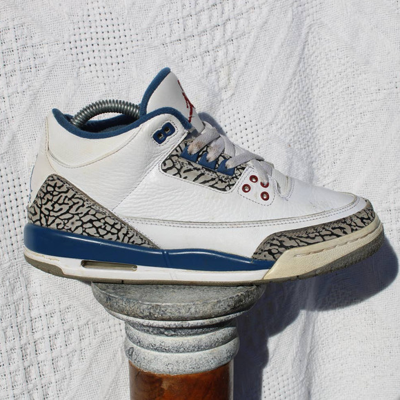 Jordan Other - Nike Air Jordan 3 True Blue size 6.5y 8w 398614-104